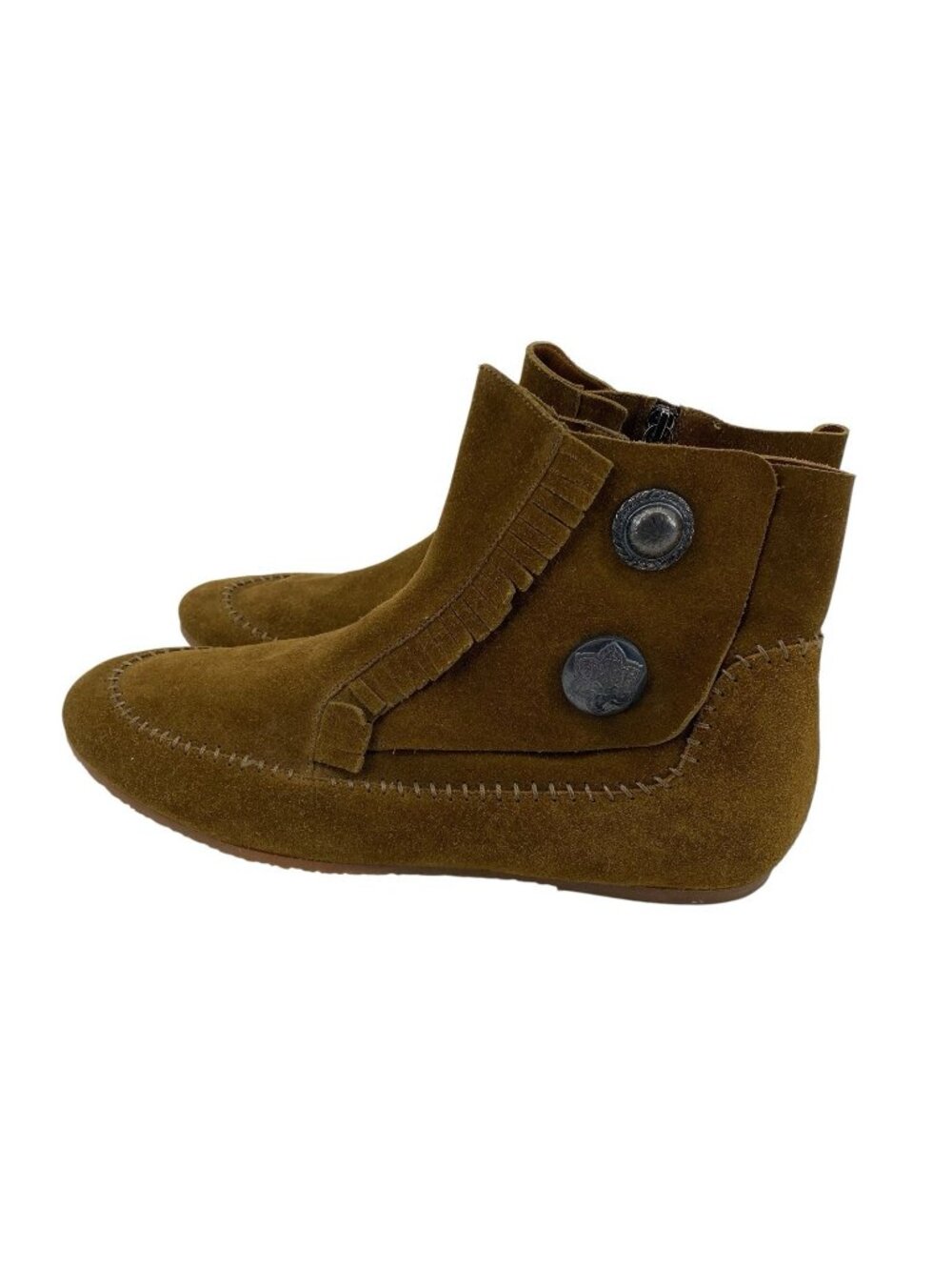 Giuseppe Zanotti Homme Men's US 13 IT 46 Tan Brown Suede Leather Moccasin Boots